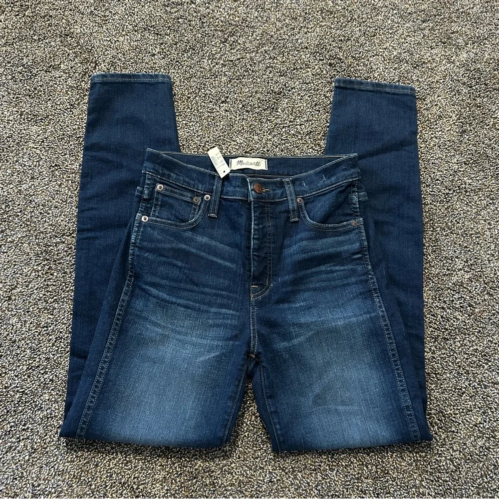 NWT Madewell 10” high-rise skinny jeans size 26 style F4684 spring fall basic
